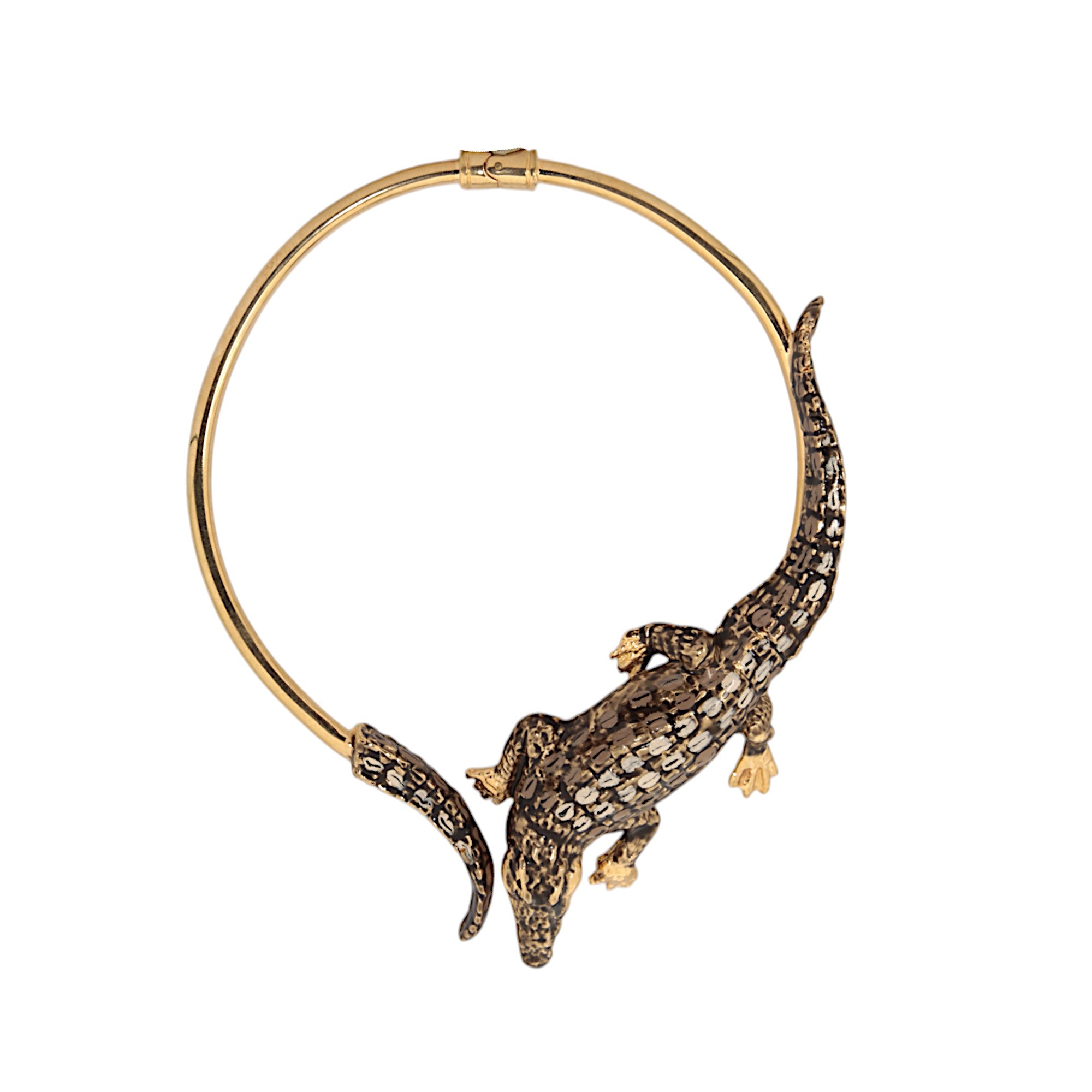 FULL-BODY CROCODILE NECKLACE
