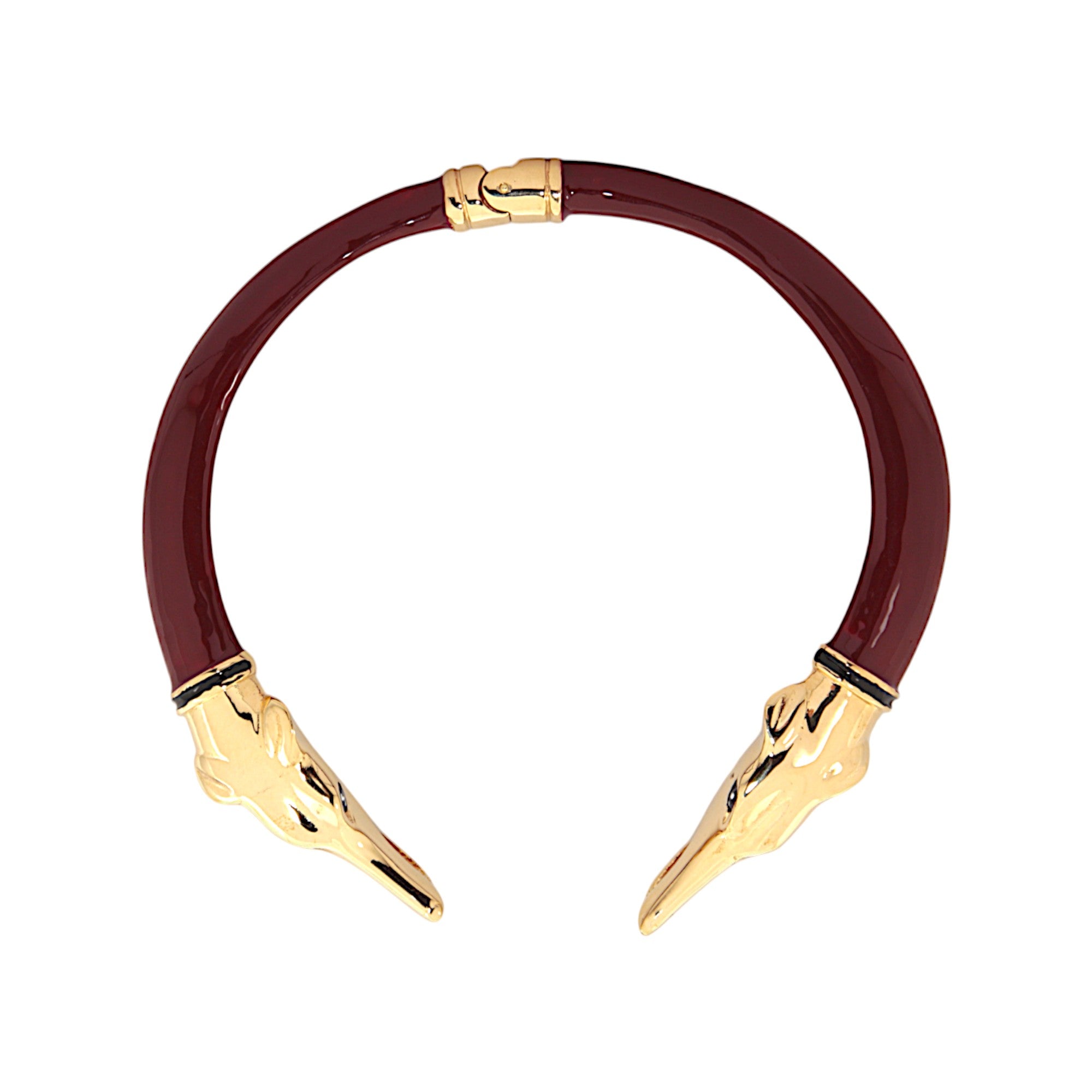 GREYHOND DOUBLE-HEADED NECKLACE