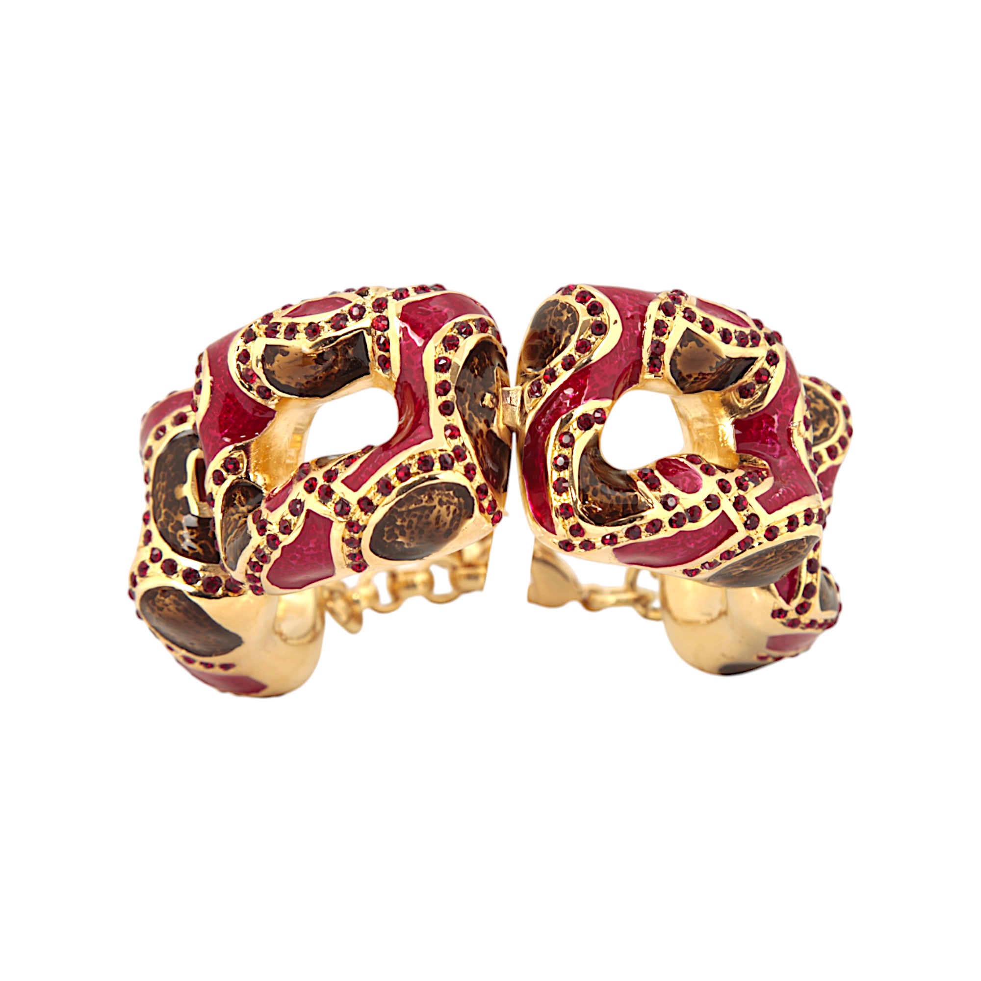 MOSAIC BRACELET BORDEAUX RED