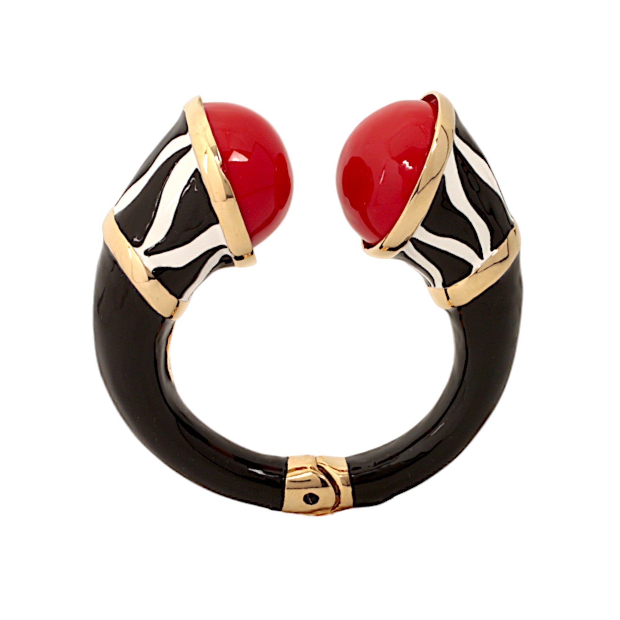 RED CABOCHON BRACELET