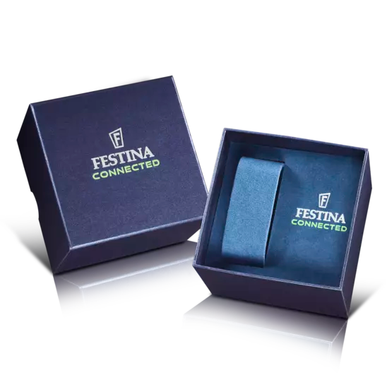Orologio CONNECTED F23000/4 in titanio cinturino silicone nero