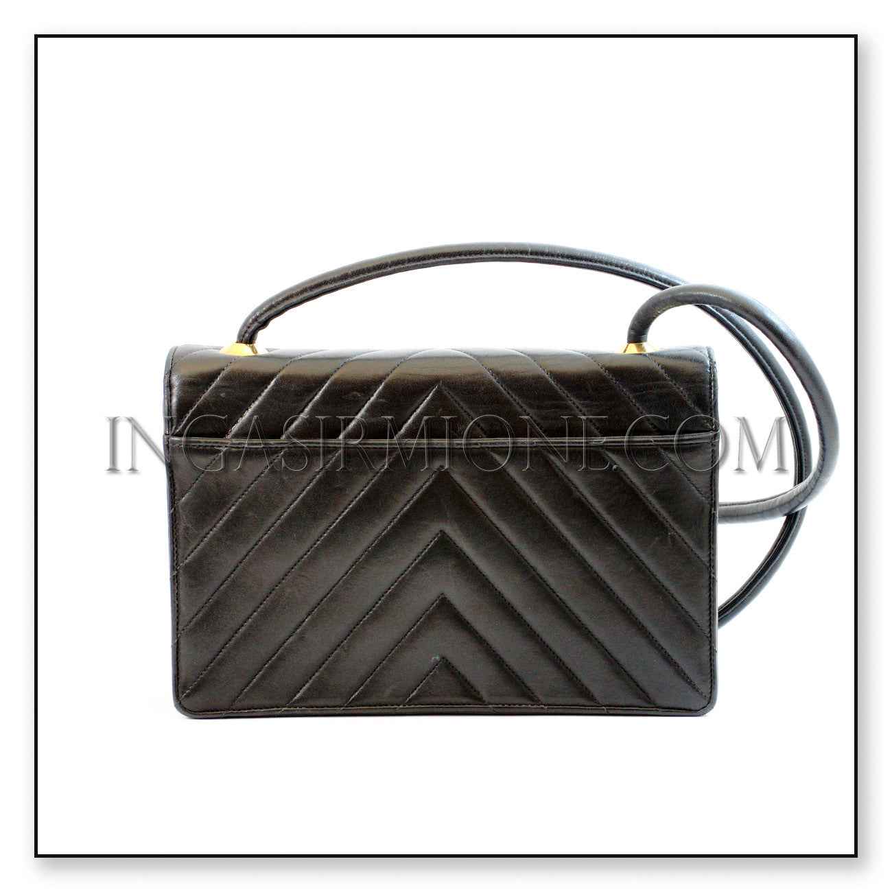 Chevron Quilted Flap Bag