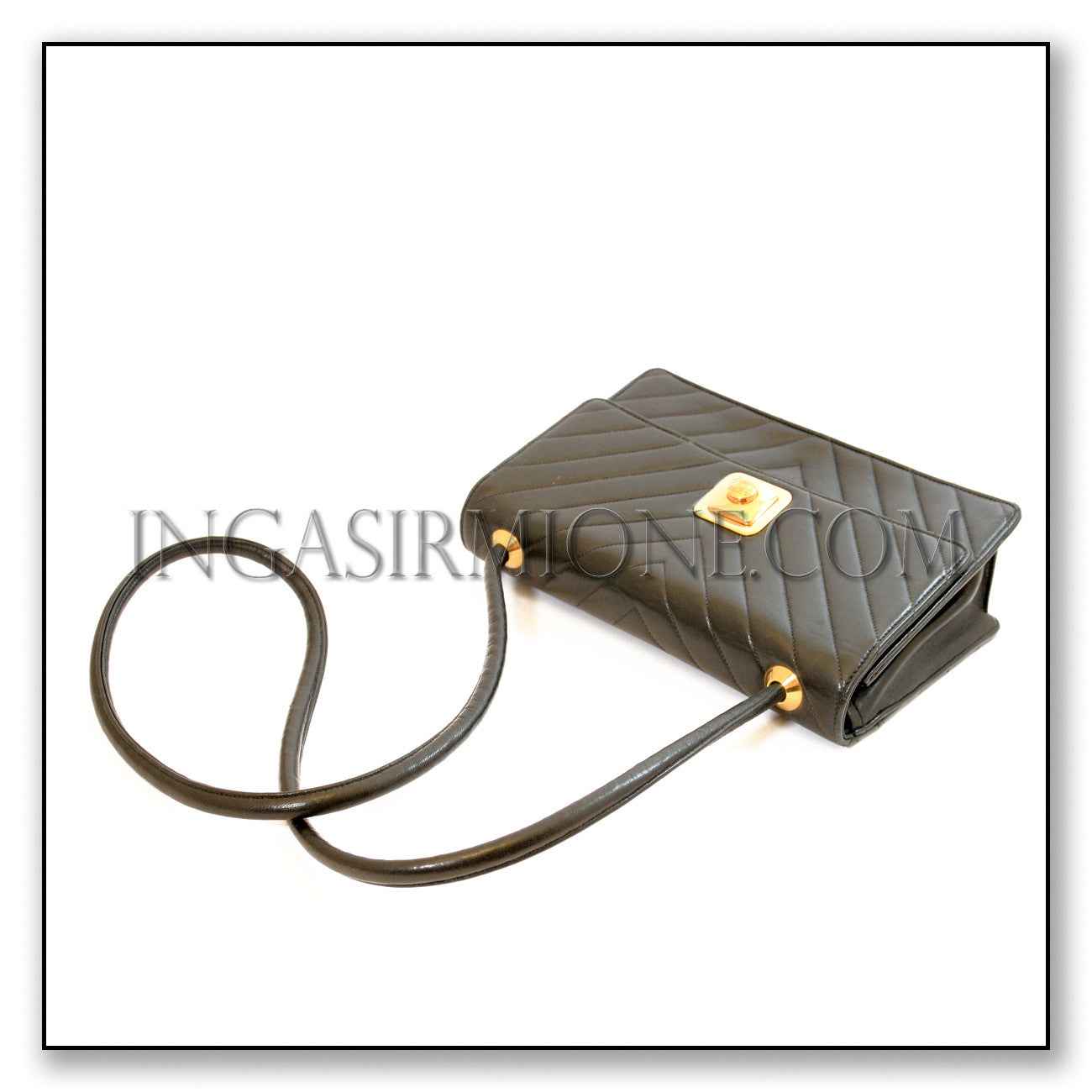 Chevron Quilted Flap Bag