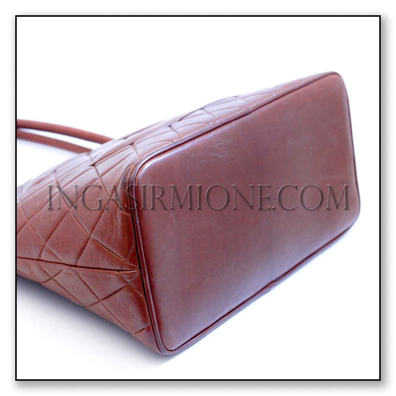 Classic Quilted Shopper Tote Bag