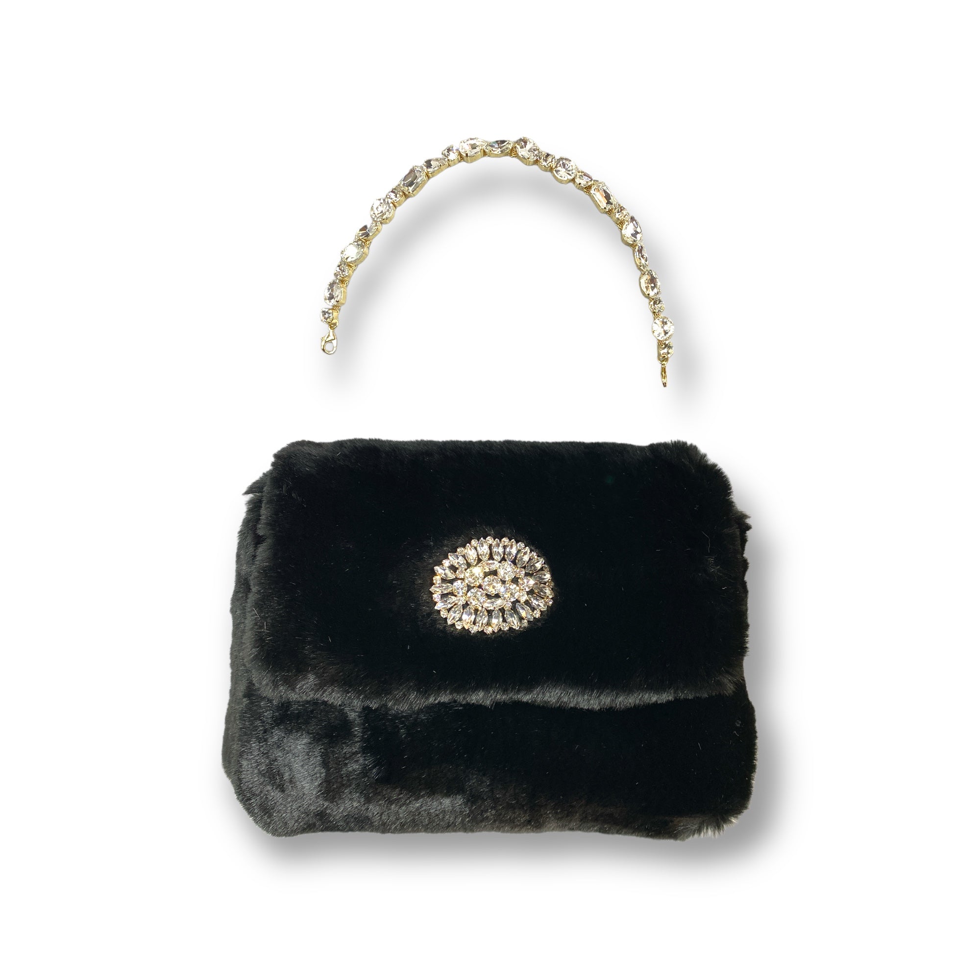 Bolso Victoria de piel sintética negra