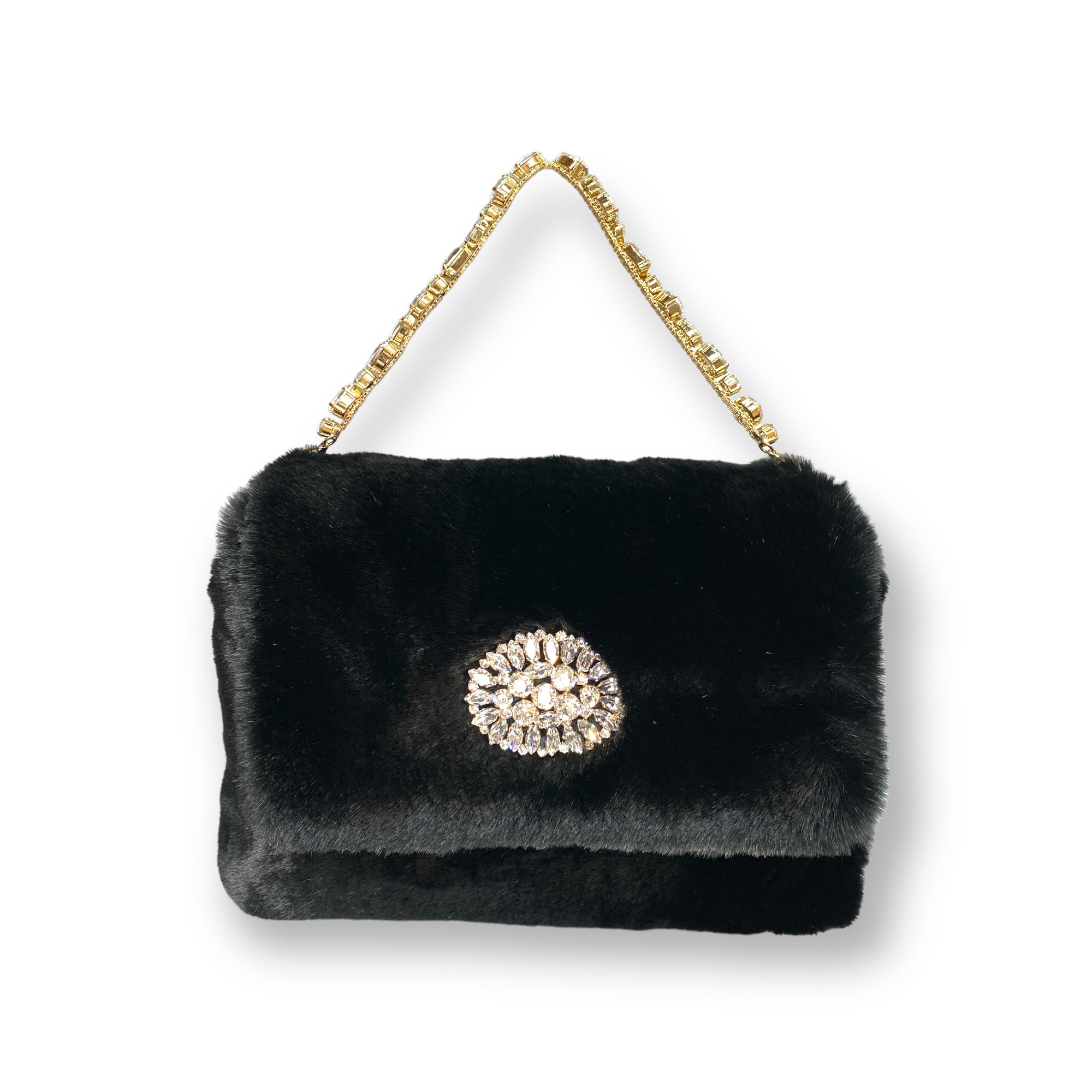Bolso Victoria de piel sintética negra