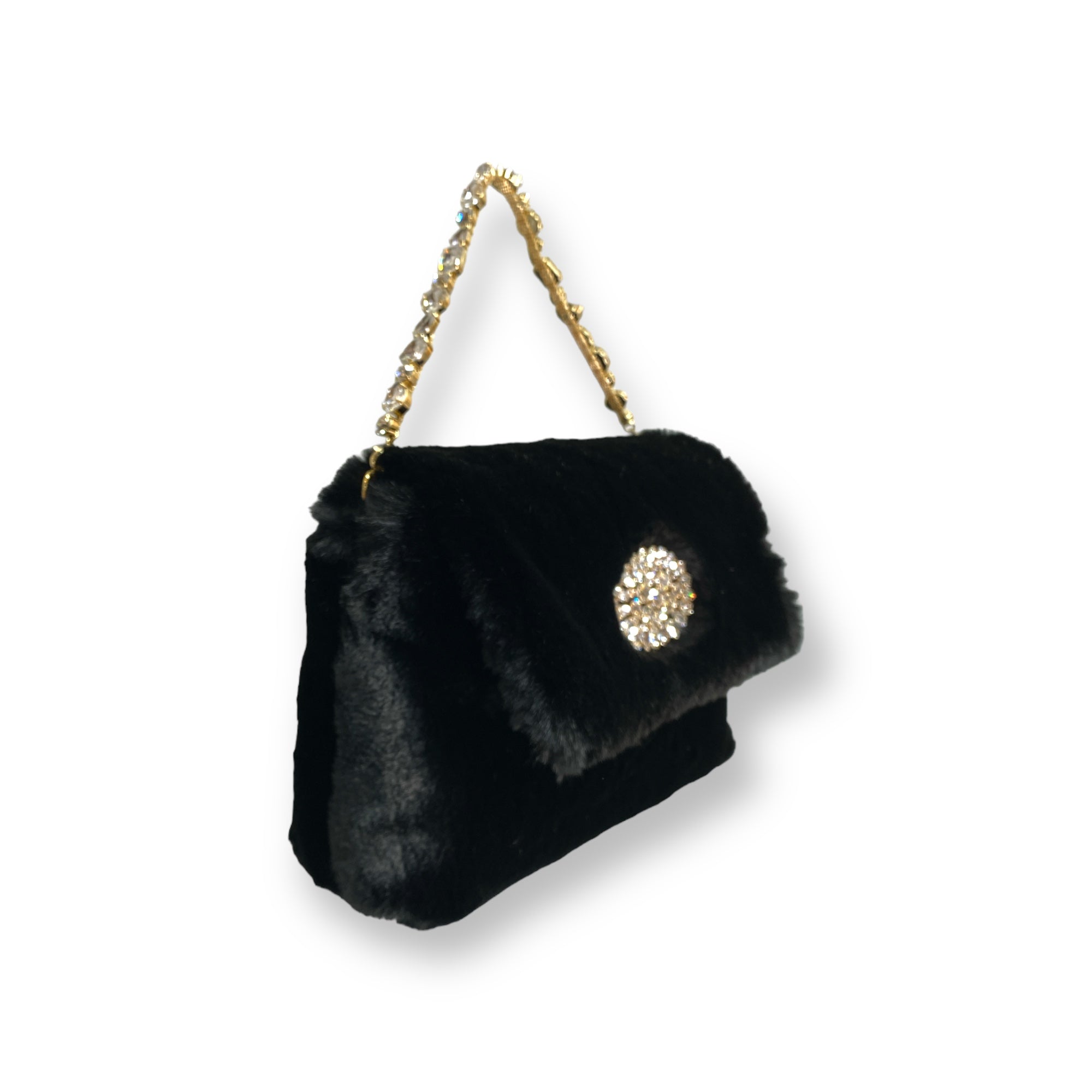 Bolso Victoria de piel sintética negra