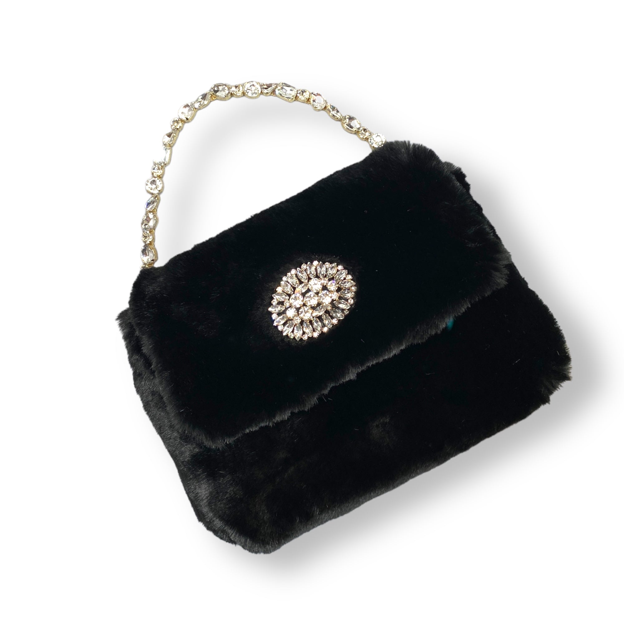 Bolso Victoria de piel sintética negra