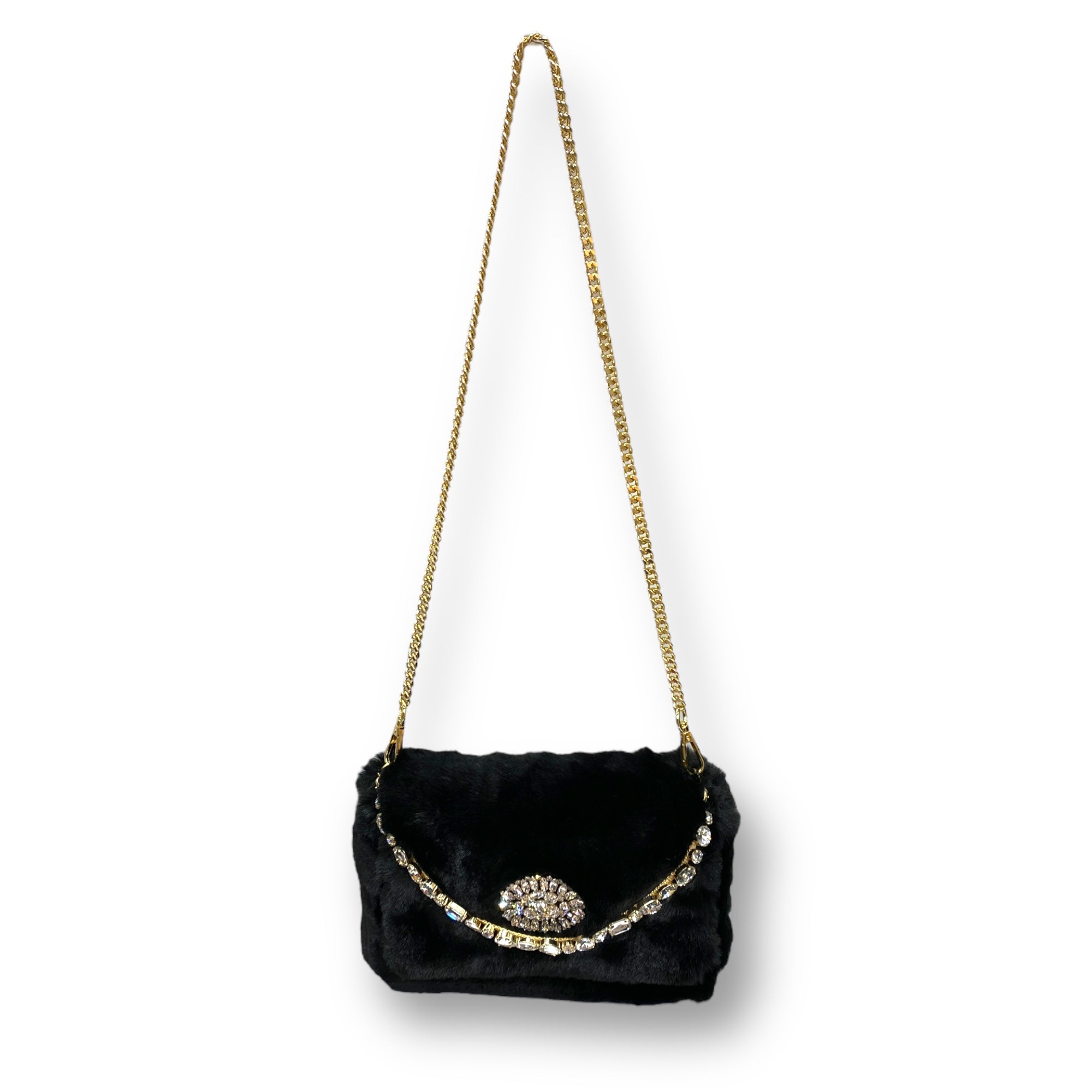Bolso Victoria de piel sintética negra