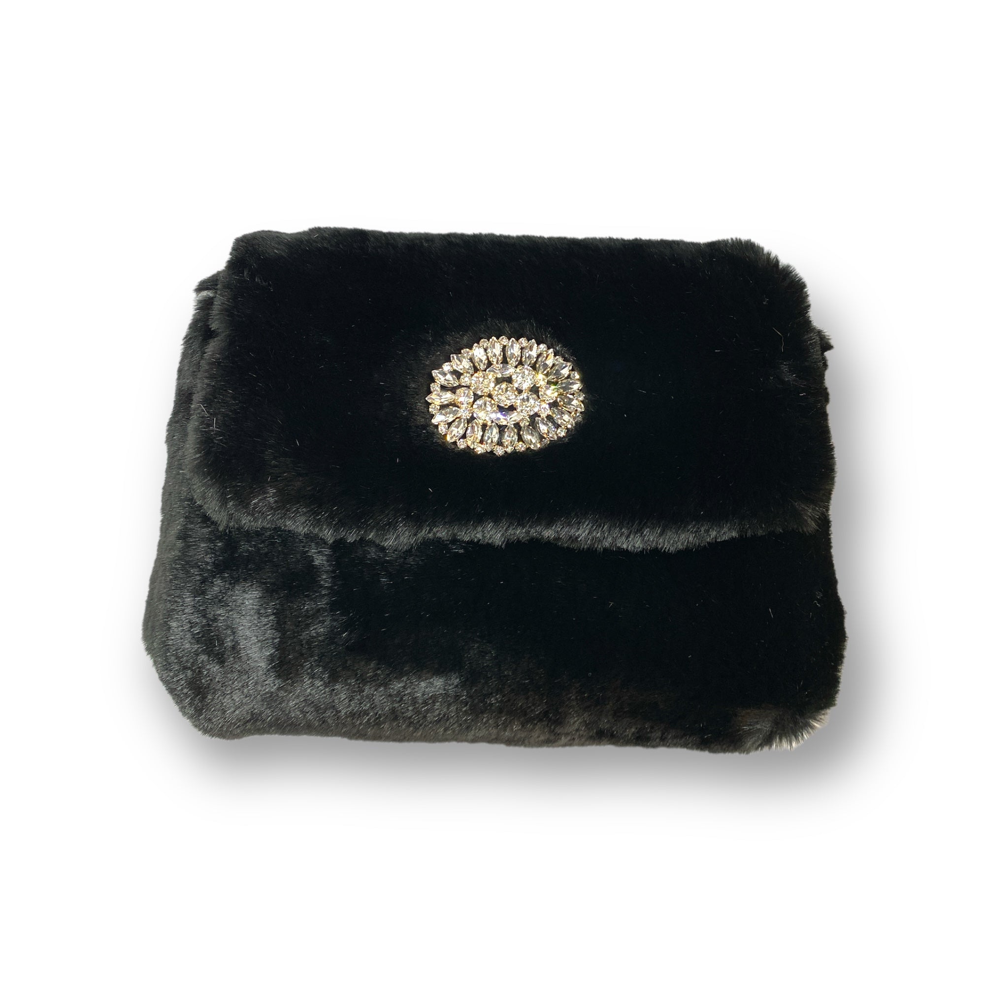 Bolso Victoria de piel sintética negra