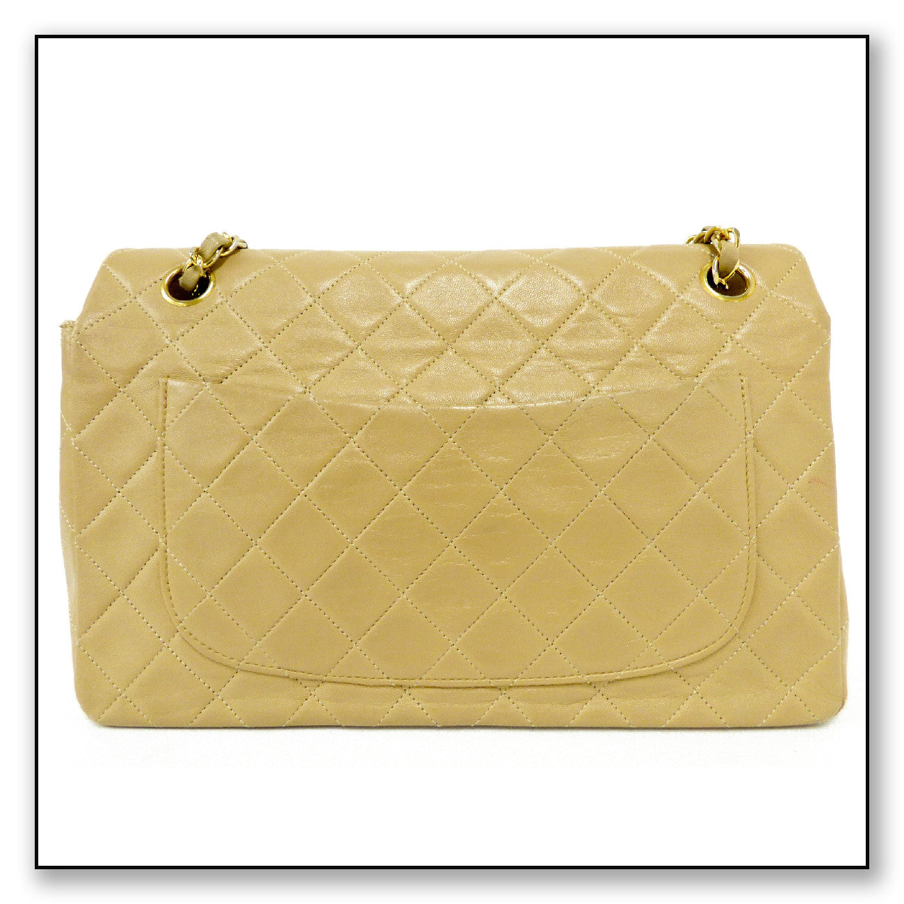 Chanel Cream Classic Flap