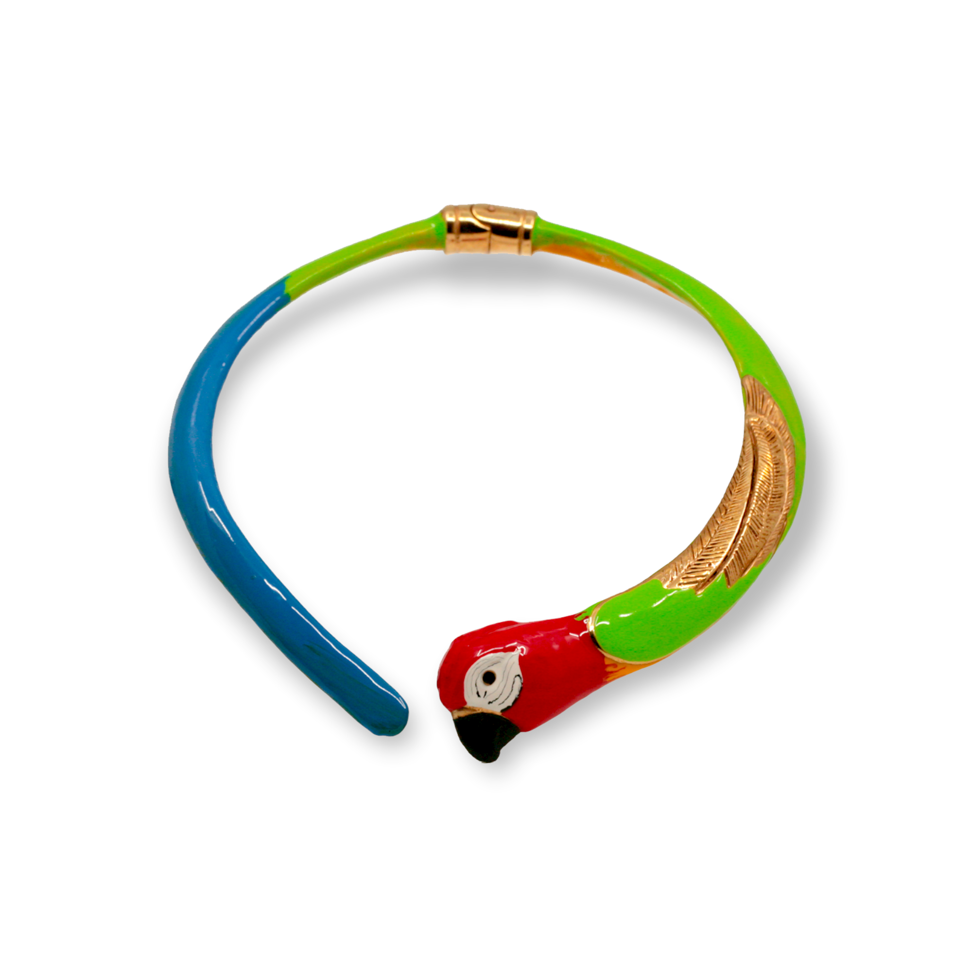 COLLAR DE LORO ROJO