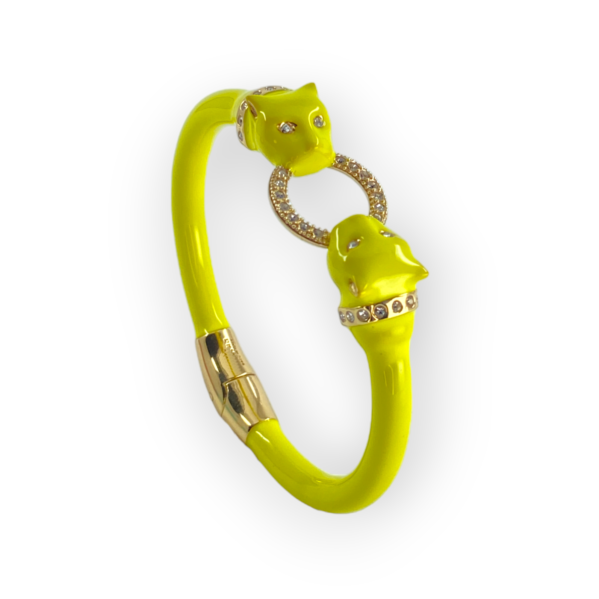 LEMON YELLOW PANTHER  BRACELET MICRO
