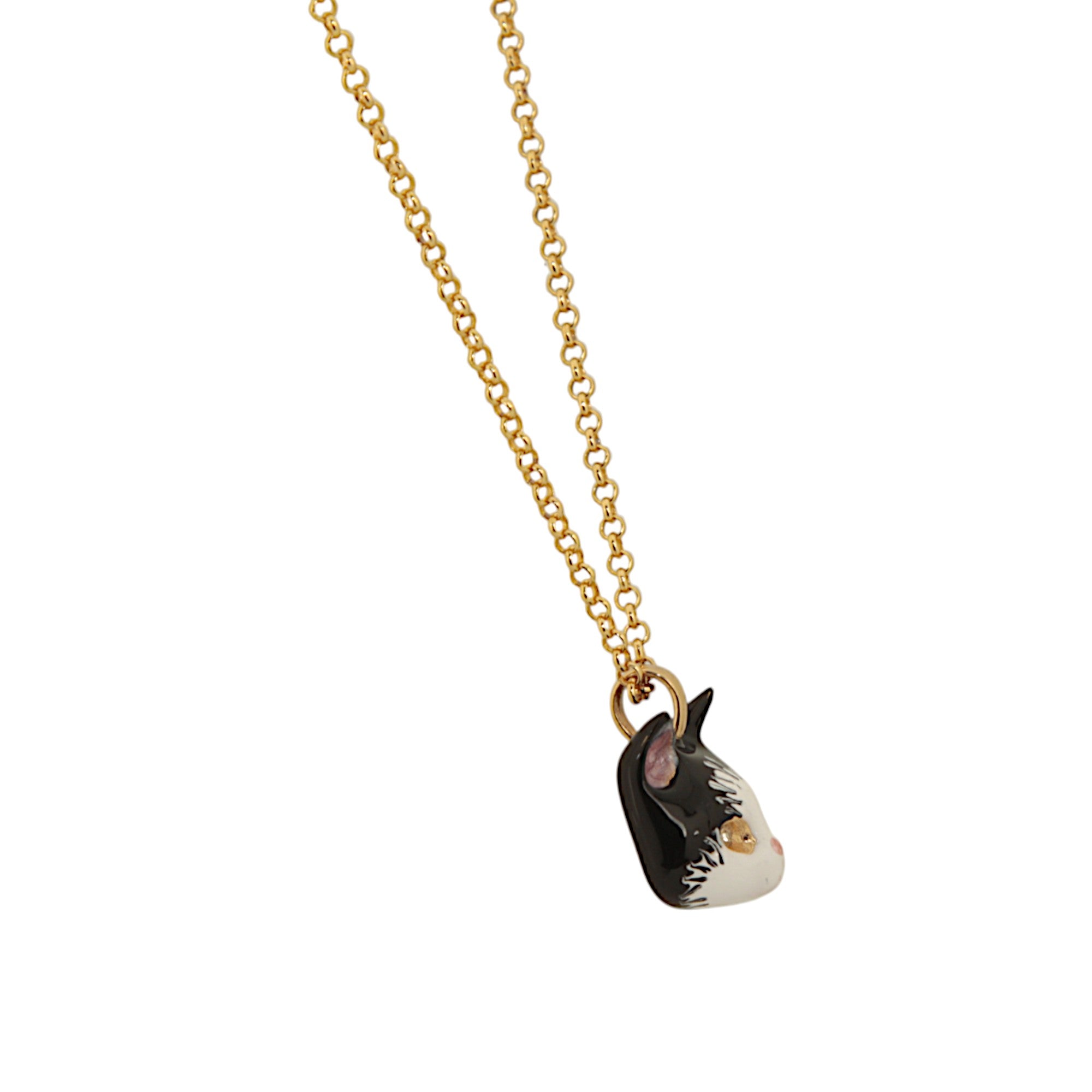 BLACK CAT NECKLACE