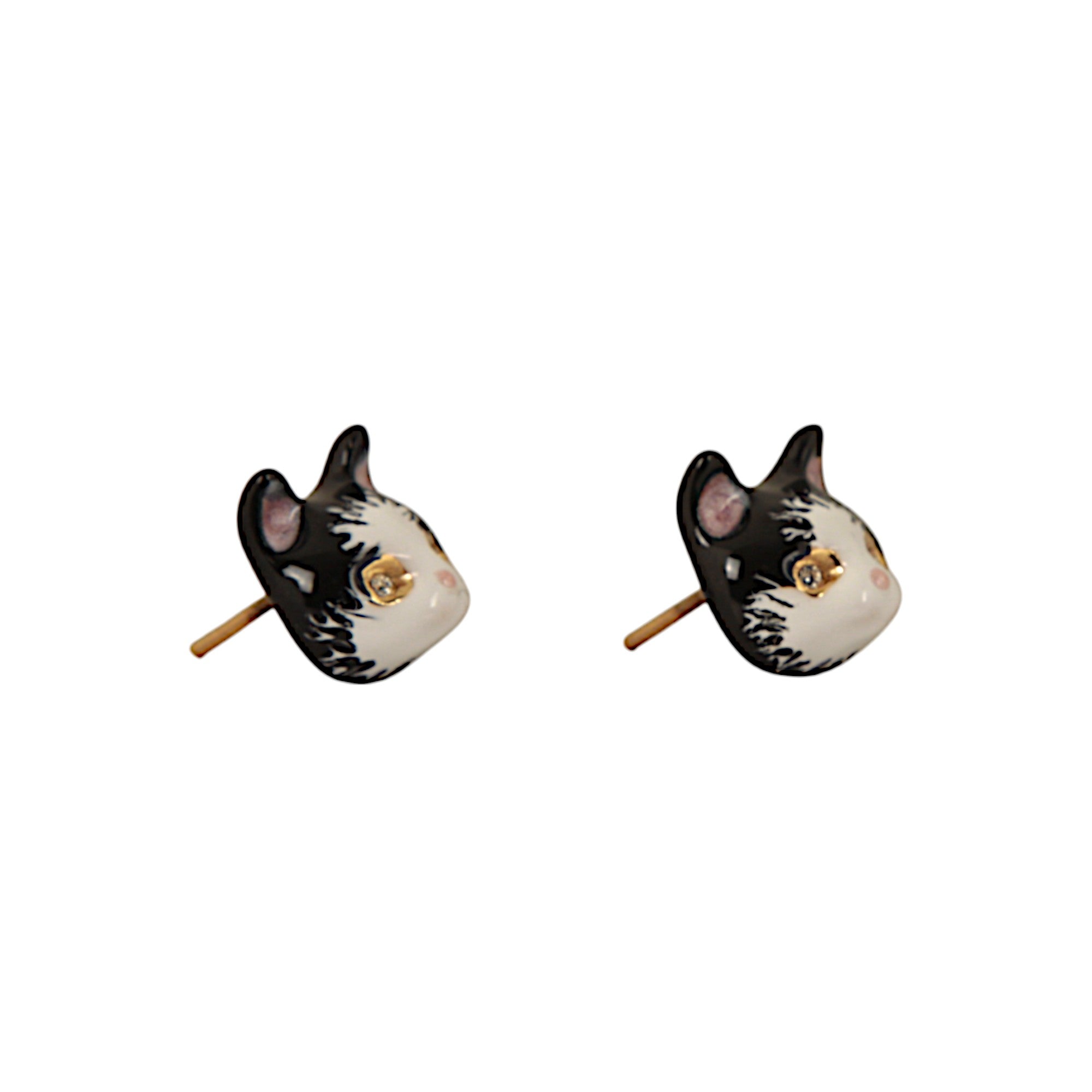 BLACK CAT EARRINGS