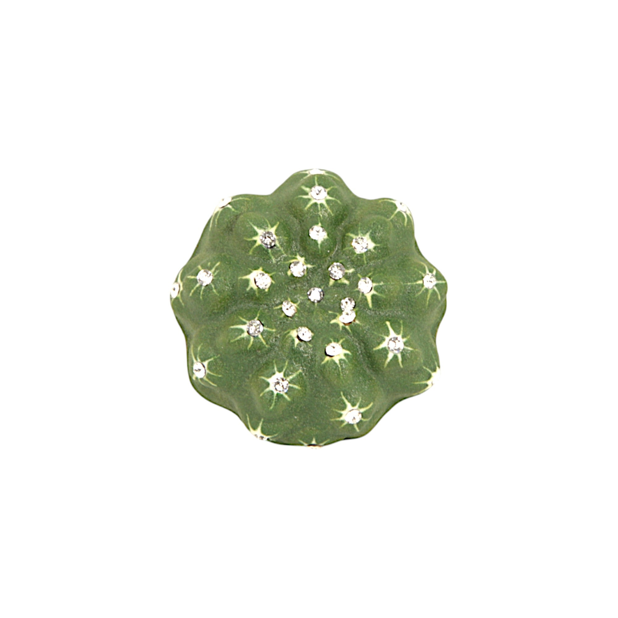 RING CACTUS WHIT CRYSTALS