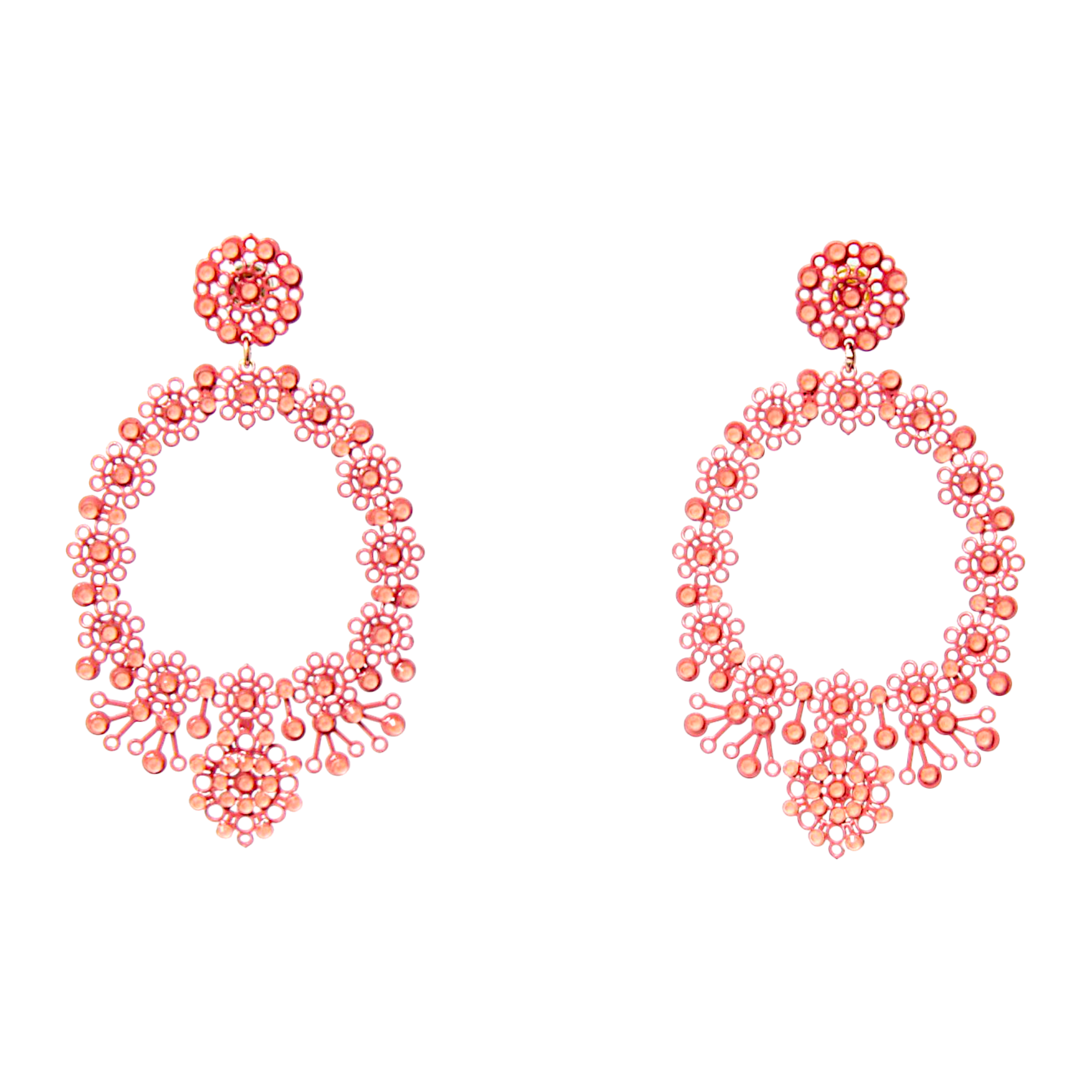 Merletti 02 Oval Earrings