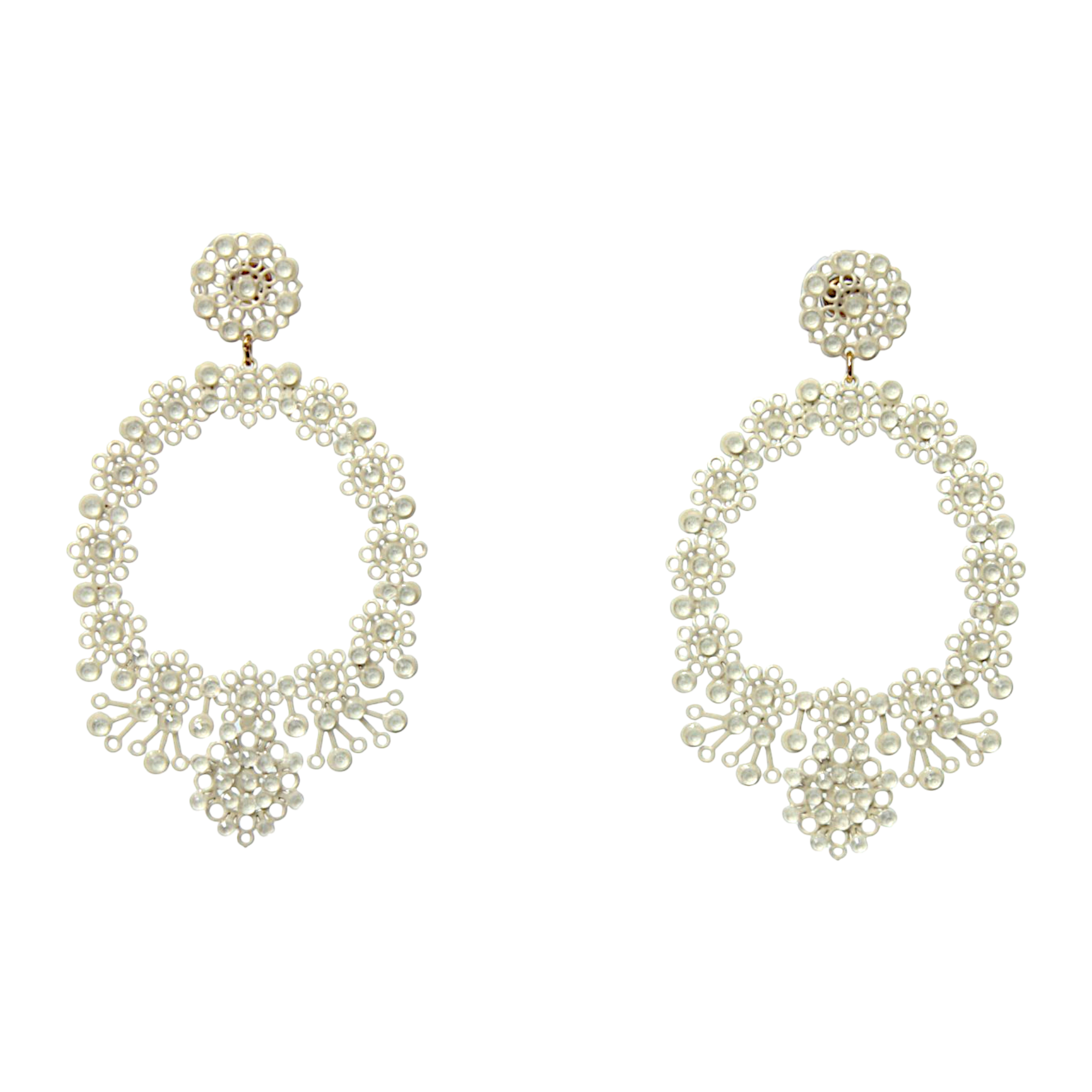 Merletti 02 Oval Earrings