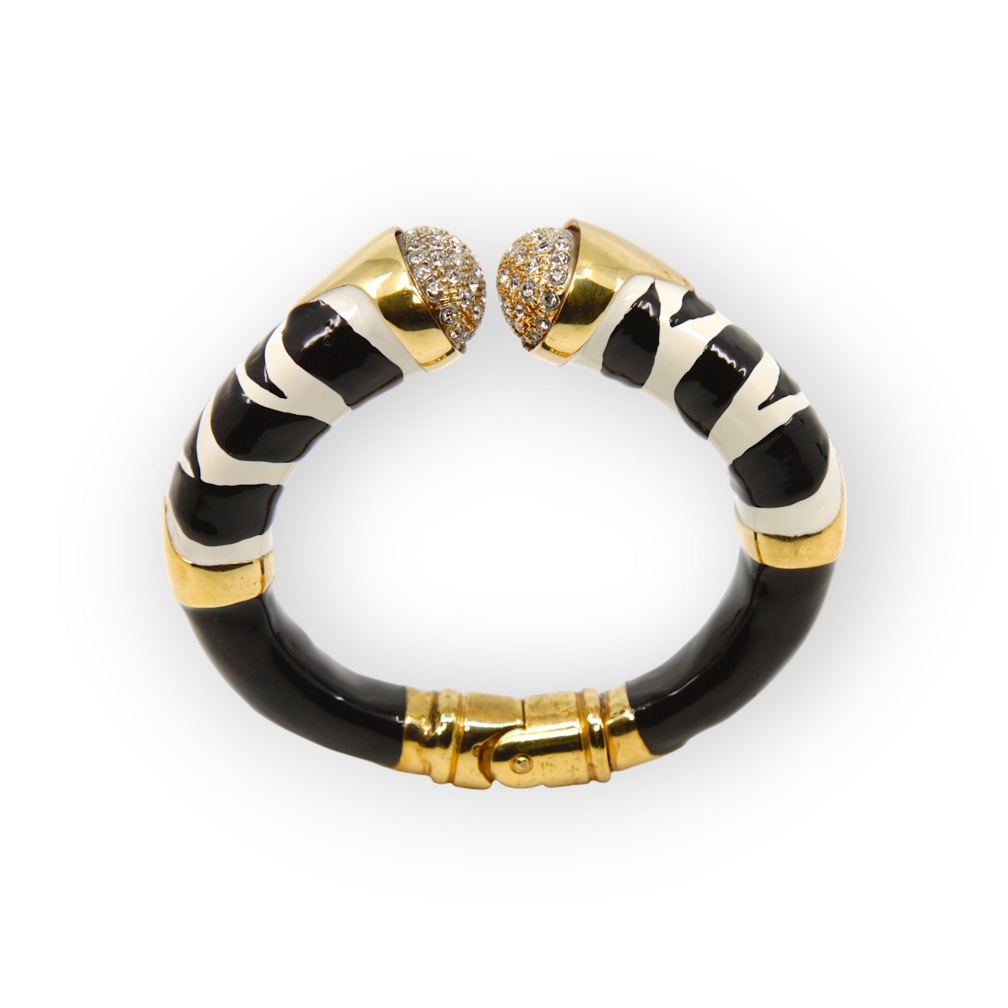 BRACELET ZEBRA WHIT CRYSTALS