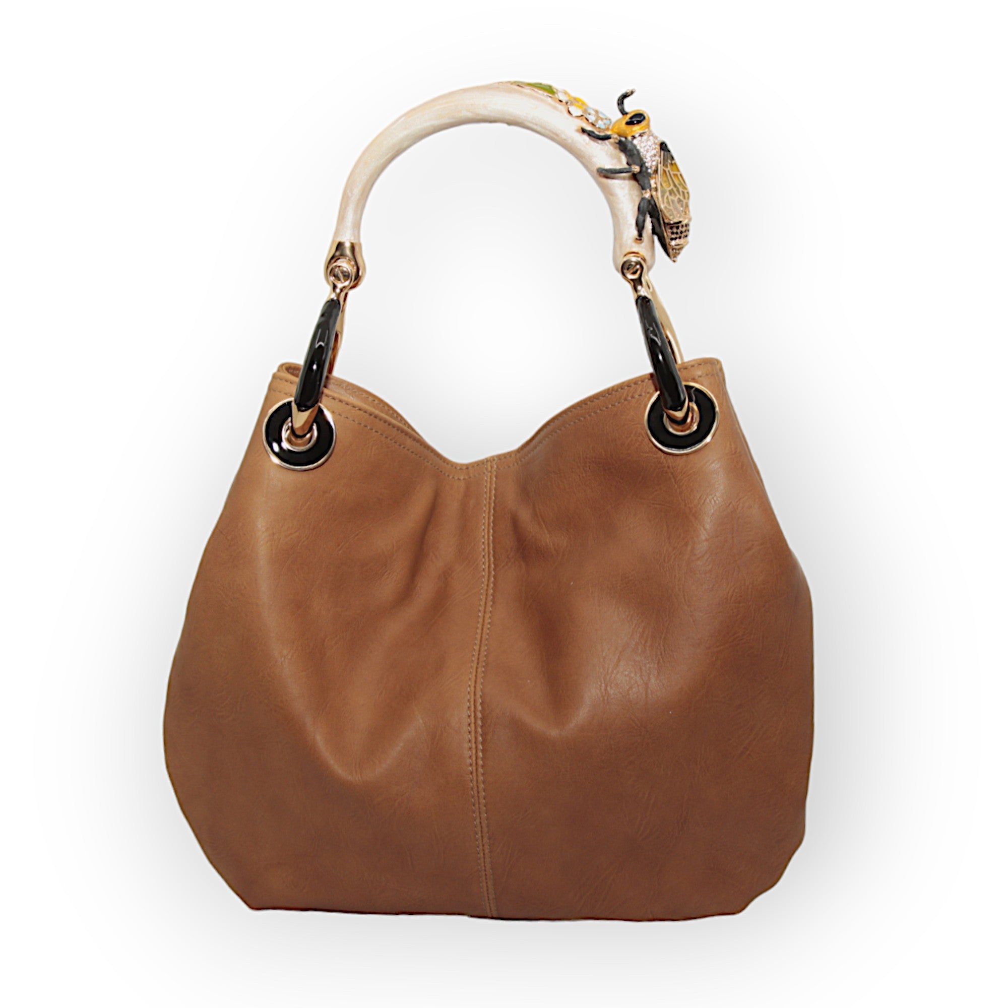 BEE SMALL HANDBAG IN HIGHT QUALITY LEATHER