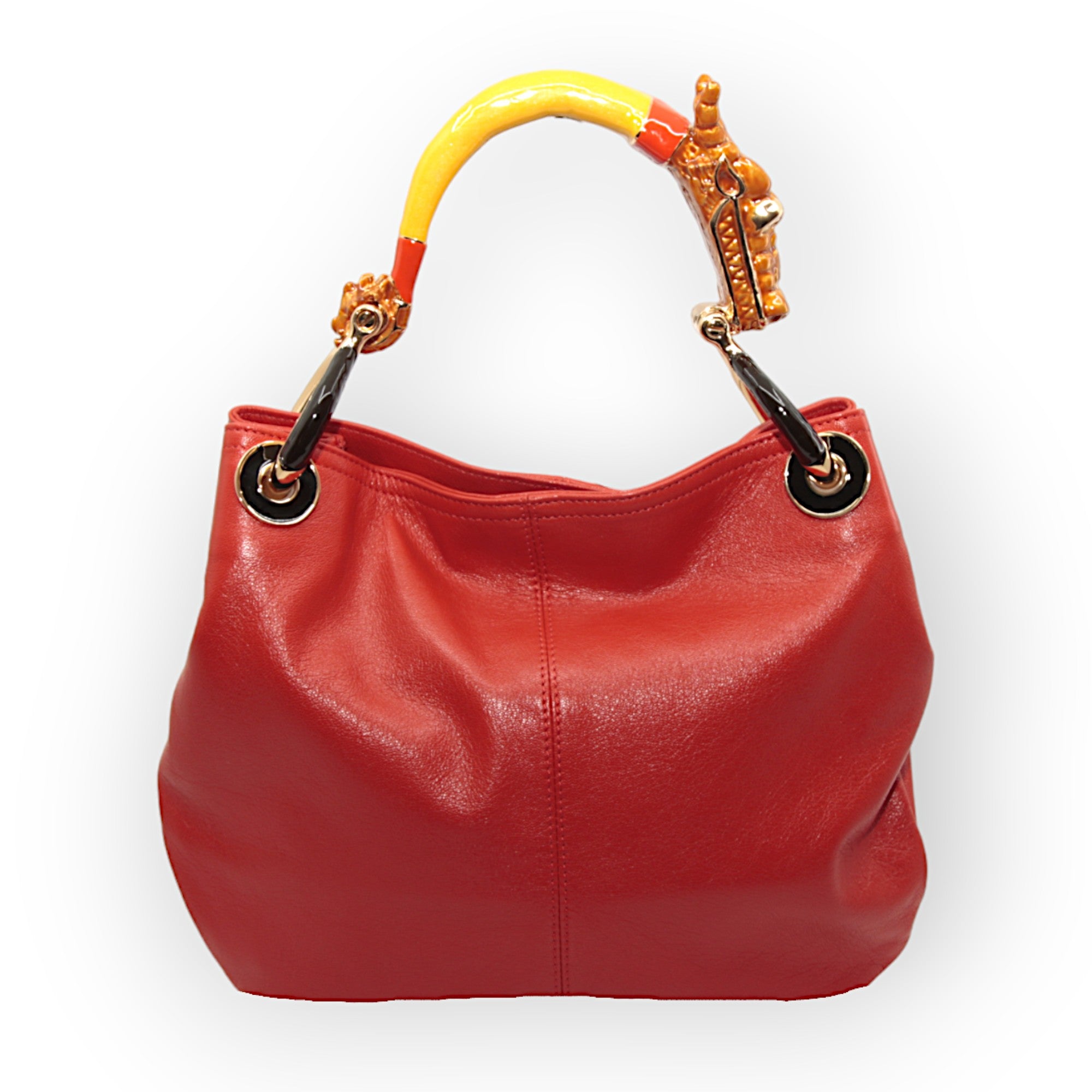 DRAGON SMALL HANDBAG  IN HIGHT QUALITY LEATHER