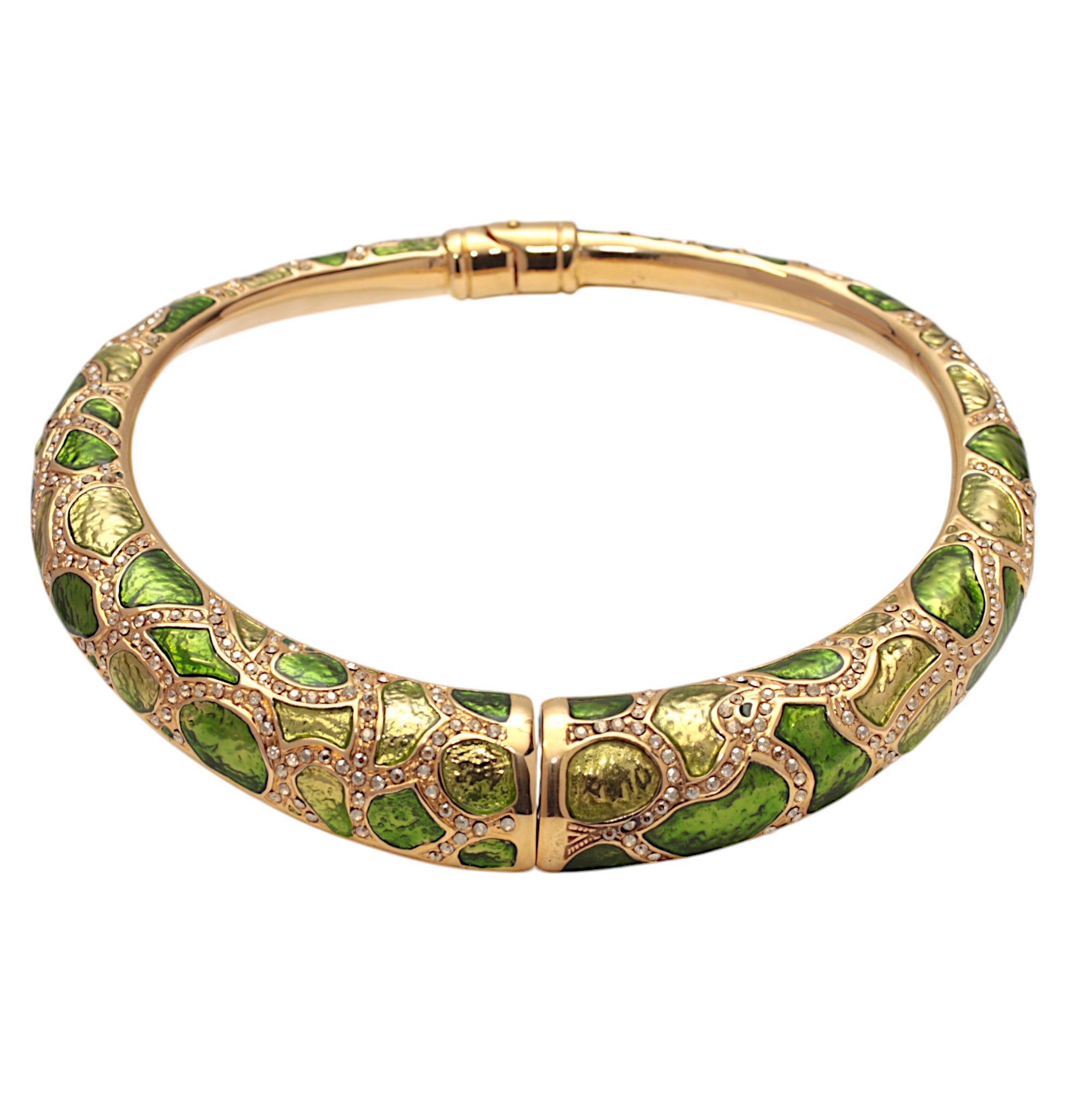 MOSAIC NECKLACE GREEN