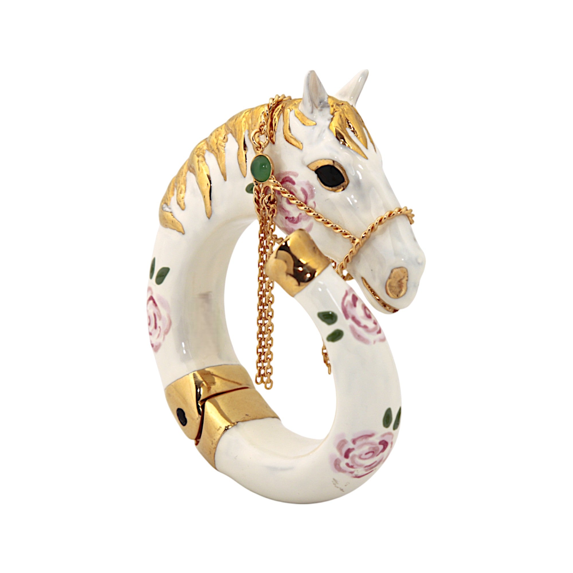 WHITE HORSE BRACELET L