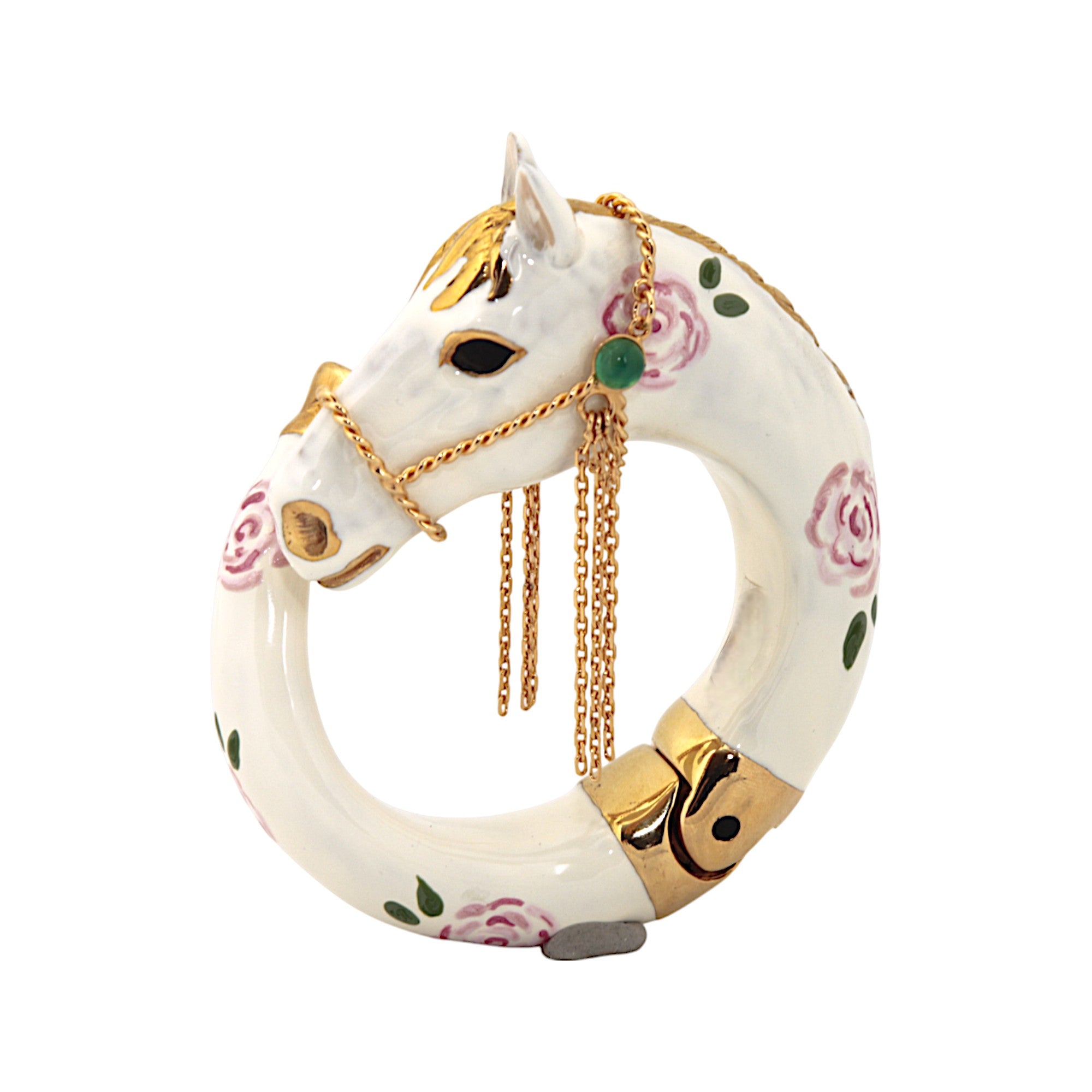 WHITE HORSE BRACELET L