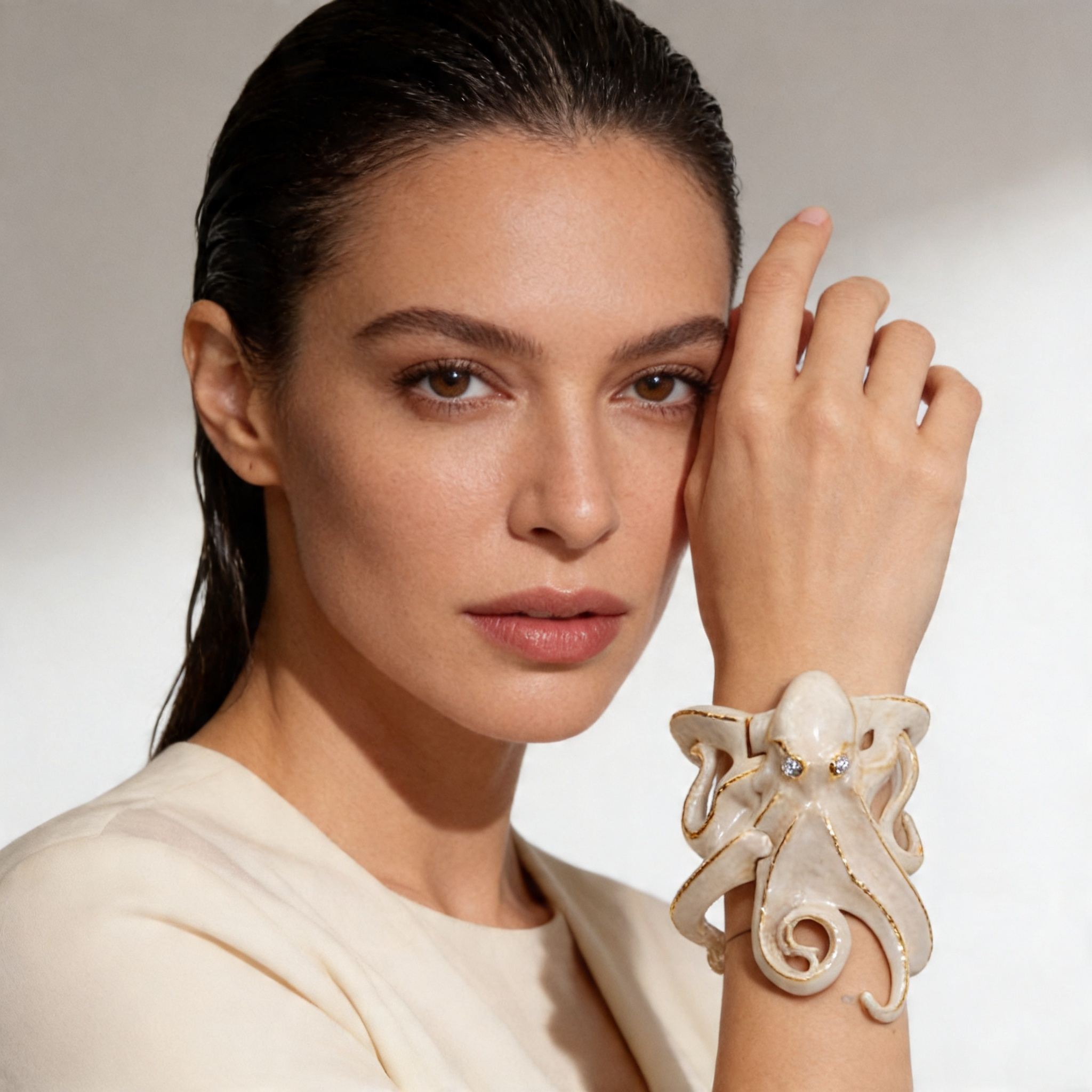 (PRE ORDEN) COLLAR SERPENTI AMARILLO