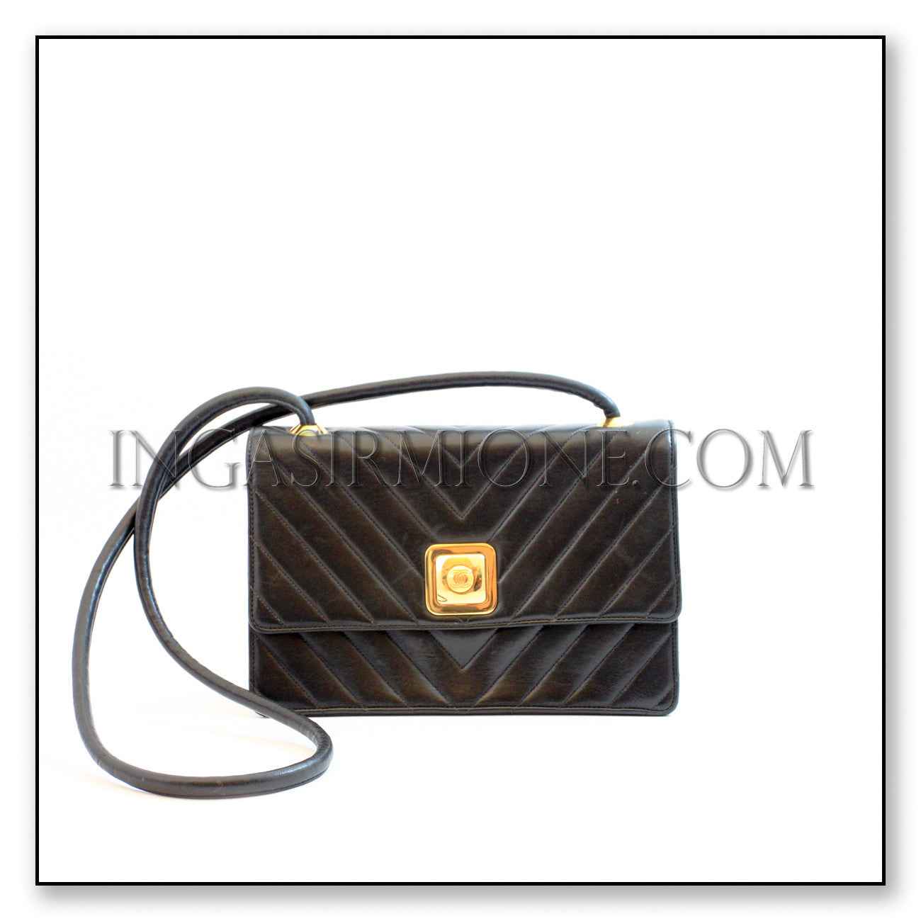 Chevron Quilted  Flap Bag