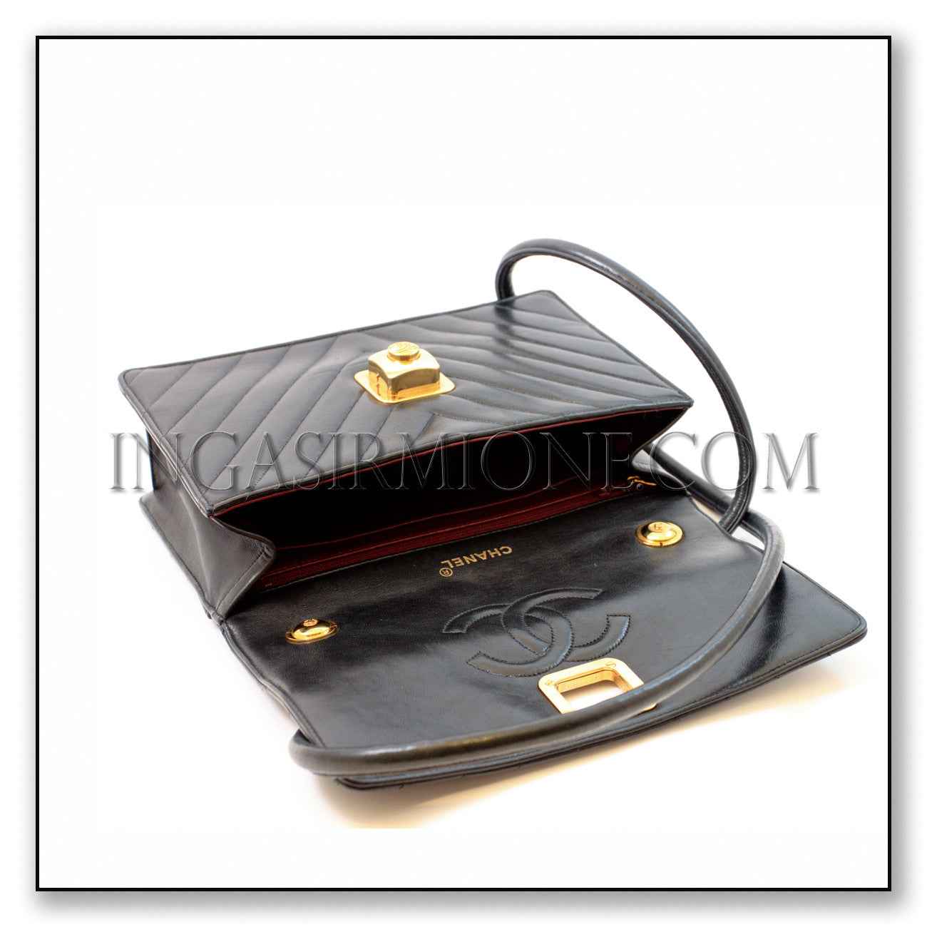 Chevron Quilted  Flap Bag