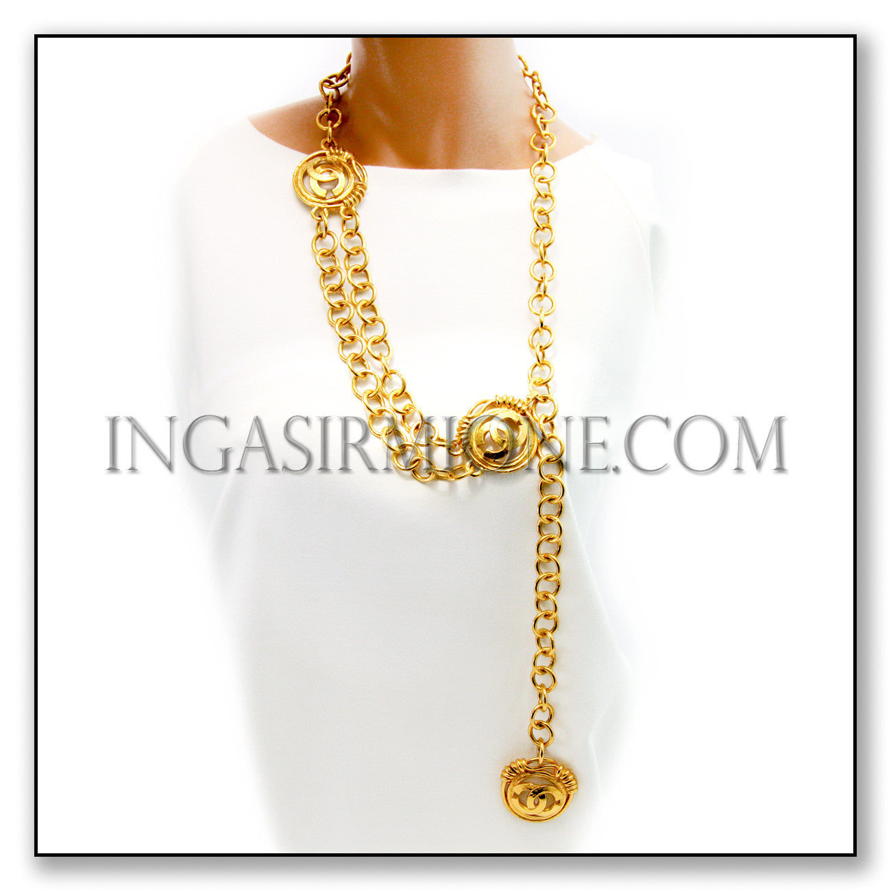 CC MEDALLION NECKLACE/BELT