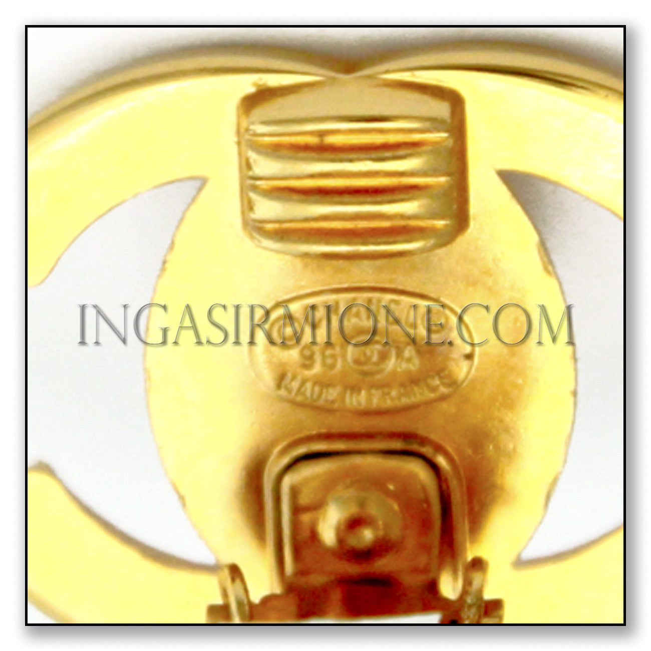 CHANEL CC TURNLOCK EARRINGS