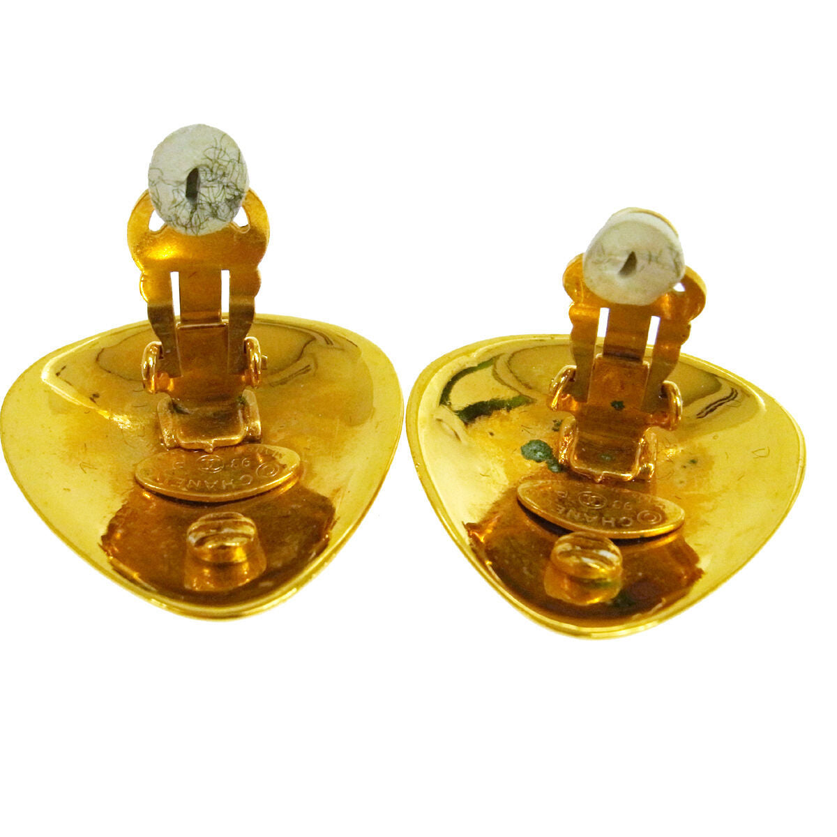 PENDIENTES MAXI VINTAGE CON LOGO CC DE CHANEL