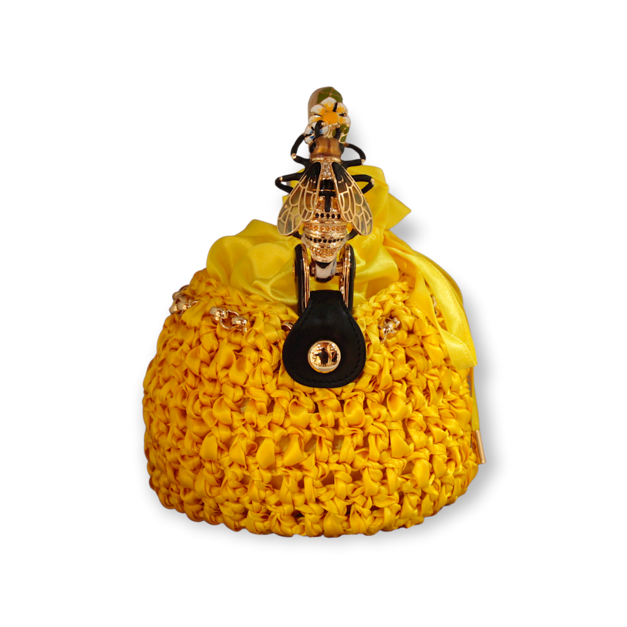 CUBO AMARILLO CON ASA DE ABEJA